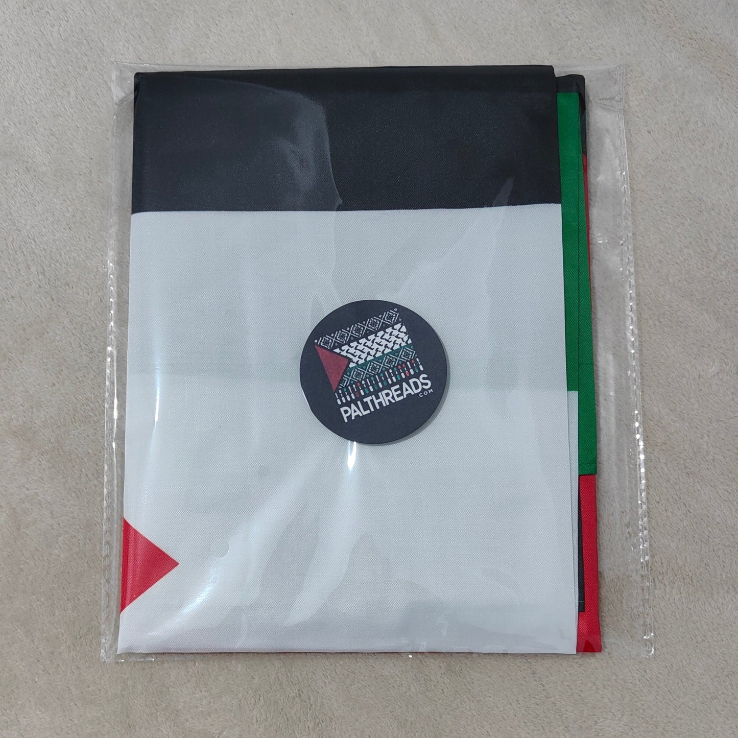flag of Palestine, shipped and packed in and from Palestine 1.5 feet x .9 feet