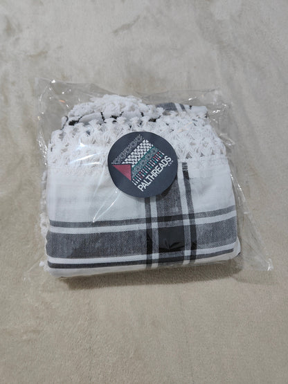 packed Keffiyeh with Original Palthreads.com label