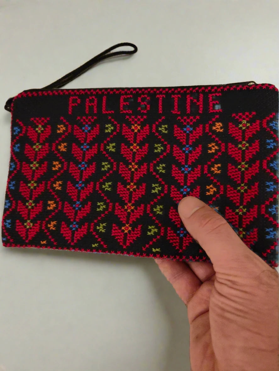 Palestine handmade embroidery purse